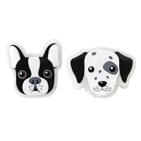 Taschenwärmer Hund, 2er Set - Wichtelgeschenk, Handwärmer, Taschenheizkissen