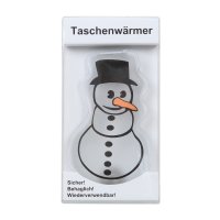 Taschenwärmer Schneemann - Wichtelgeschenk, Handwärmer,...