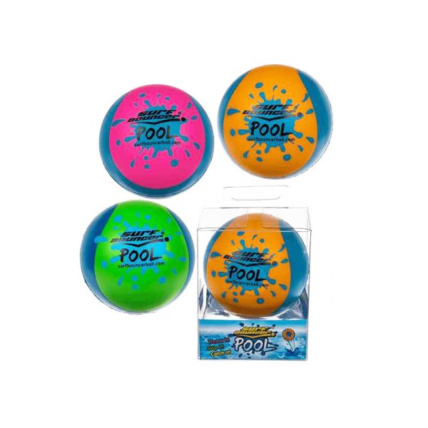 Soft Springball Pool D: 7 cm- Der Surf Bouncer Pool Ball springt übers Wasser! Toller Wasserball