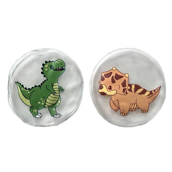 2er Set Taschenwärmer Dino Dinosaurier - Wichtelgeschenk - Handwärmer - Taschenheizkissen