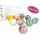 Gummi Ball Trick Ball Flummi, 12er Set - Give Away, Mitgebsel Kindergeburtstag