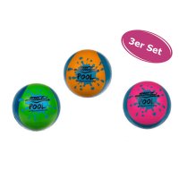 Soft Springball Pool D: 7 cm, 3er Set - Surf Bouncer Pool...