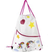 Sportbeutel Einhorn Luna - Sporttasche Pferd, Regenbogen,...