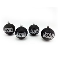 Baumkugel 4er Set Star Wars (TM) -  Weihnachtskugel für...