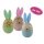 Hase - Figuren aus Holz, 3er Set - Frühlingsdeko, Deko Hase, Gartendekoration