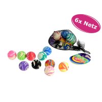 Flummi Ball, 6er Set - Springball, Trickball,...