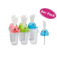 Eisformen Papagei, 6er Pack Eis am Stiel Formen - tolles...