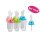 Eisformen Papagei, 6er Pack Eis am Stiel Formen - tolles Kindergeschenk, Stieleis