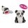 Lipgloss Panda 2er Set - Lippenpflege, Give Away, Kindergeburtstag, Lipbalm