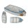 Bootsregal maritim weiss mit Fischen H:42 cm - Badezimmerregal, Holzregal, Schiff, Shabby Look