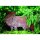 Dekofigur Fuchs auf Standplatte im Rost Design, Rostfigur, Gartendeko, Metalldeko