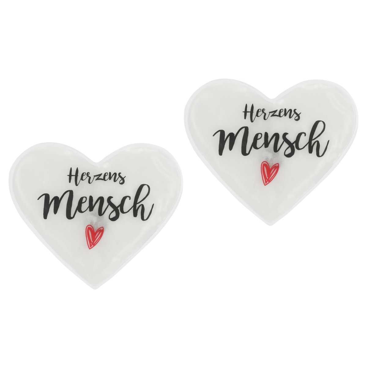 Taschenwärmer Herz Herzensmensch 2er Set Wichtelgeschenk, Handwärme