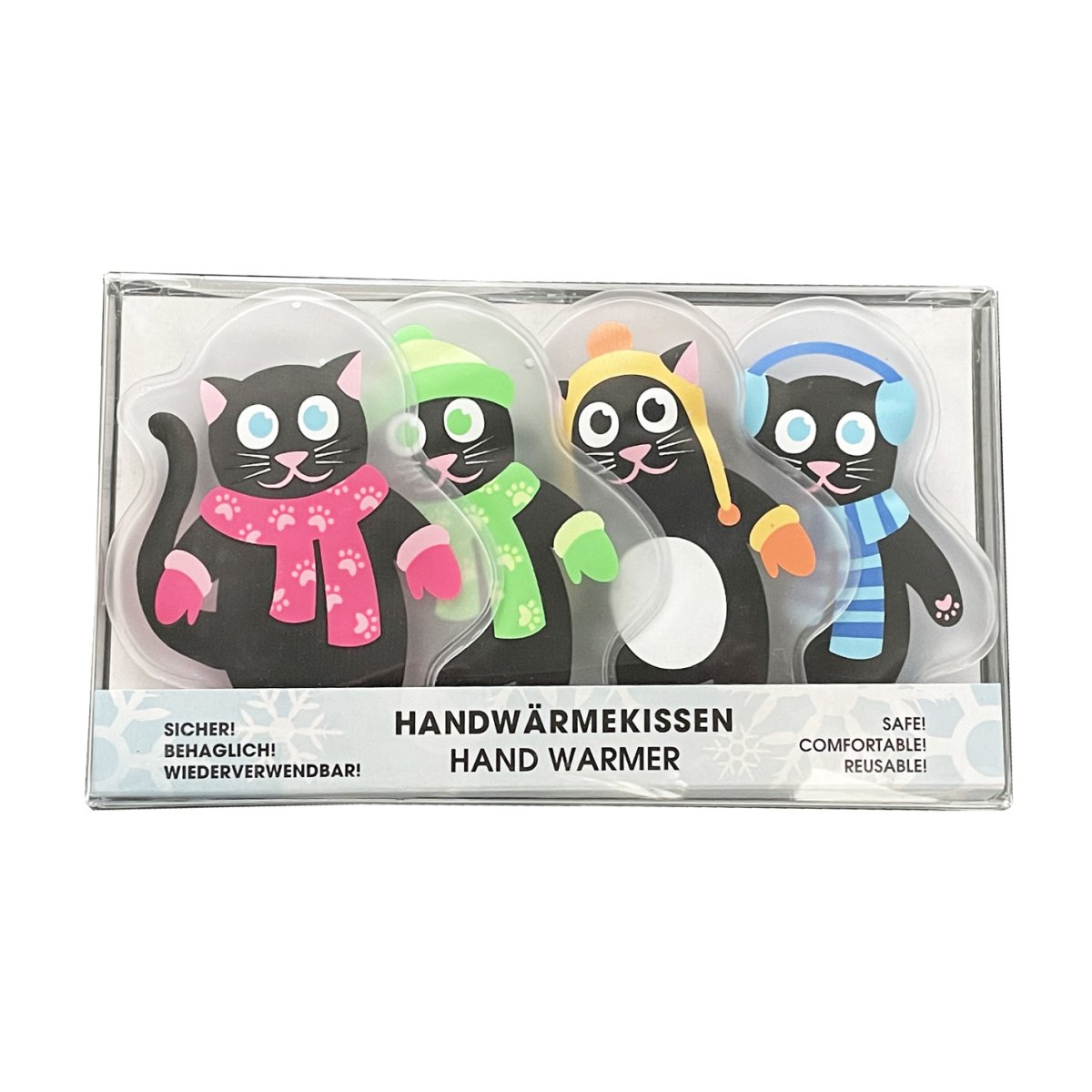 Kinder Winter Neu Taschenwärmer Pinguin wiederverwendbar 