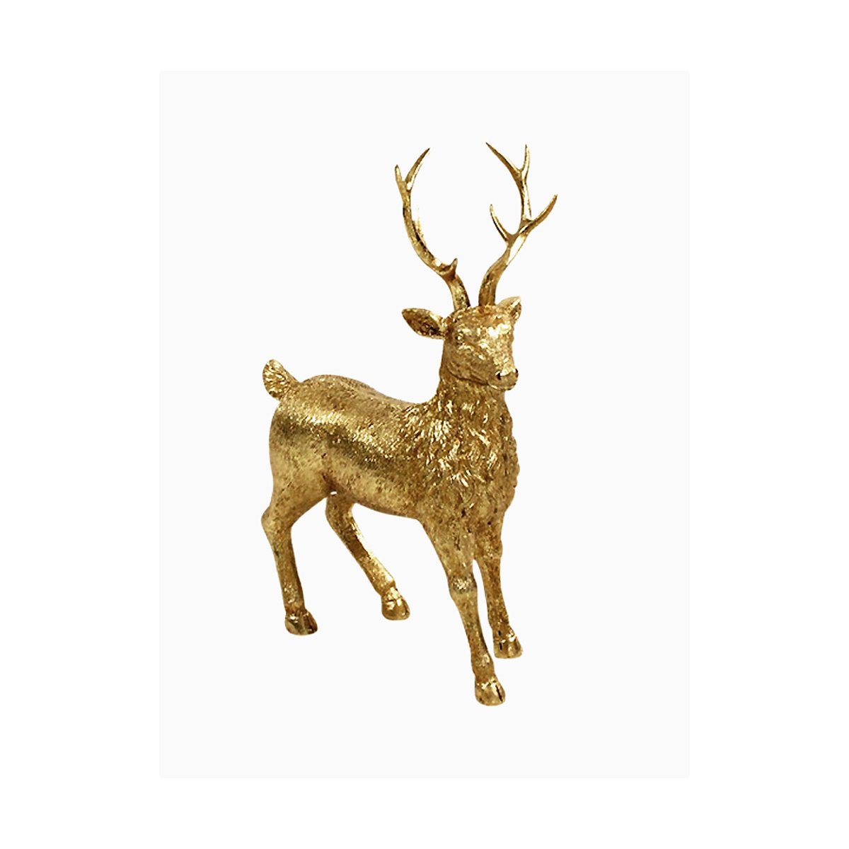 Hirsch gold 24x36 cm - Deko Figur, Weihnachtsdeko, festliche Dekorati,  34,95 €