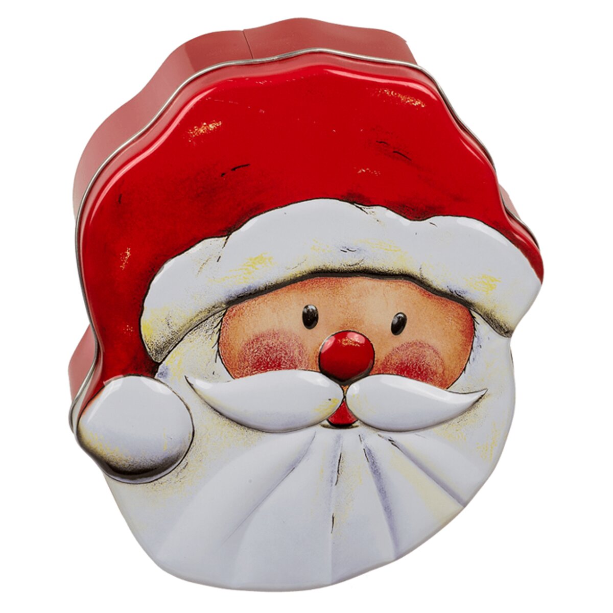 Keksdose Weihnachtsmann Santa Kopf