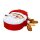 Keksdose Weihnachtsmann Santa Kopf - Gebäckdose Nikolaus, Plätzchendose, Blechdose Weihnachten