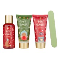 Beauty Set "Hello Winter" Wellness Geschenk mit Duschgel, Bodylotion, Handcreme