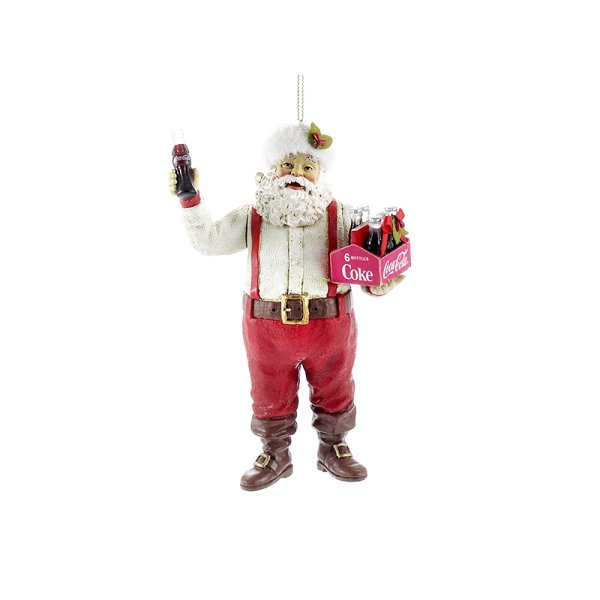 Baumschmuck Santa Claus - Baumkugel Weihnachtsmann, Weihnachtsdeko, Christbaumkugel