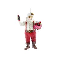 Baumschmuck Santa Claus als Coca Cola Lieferant -...