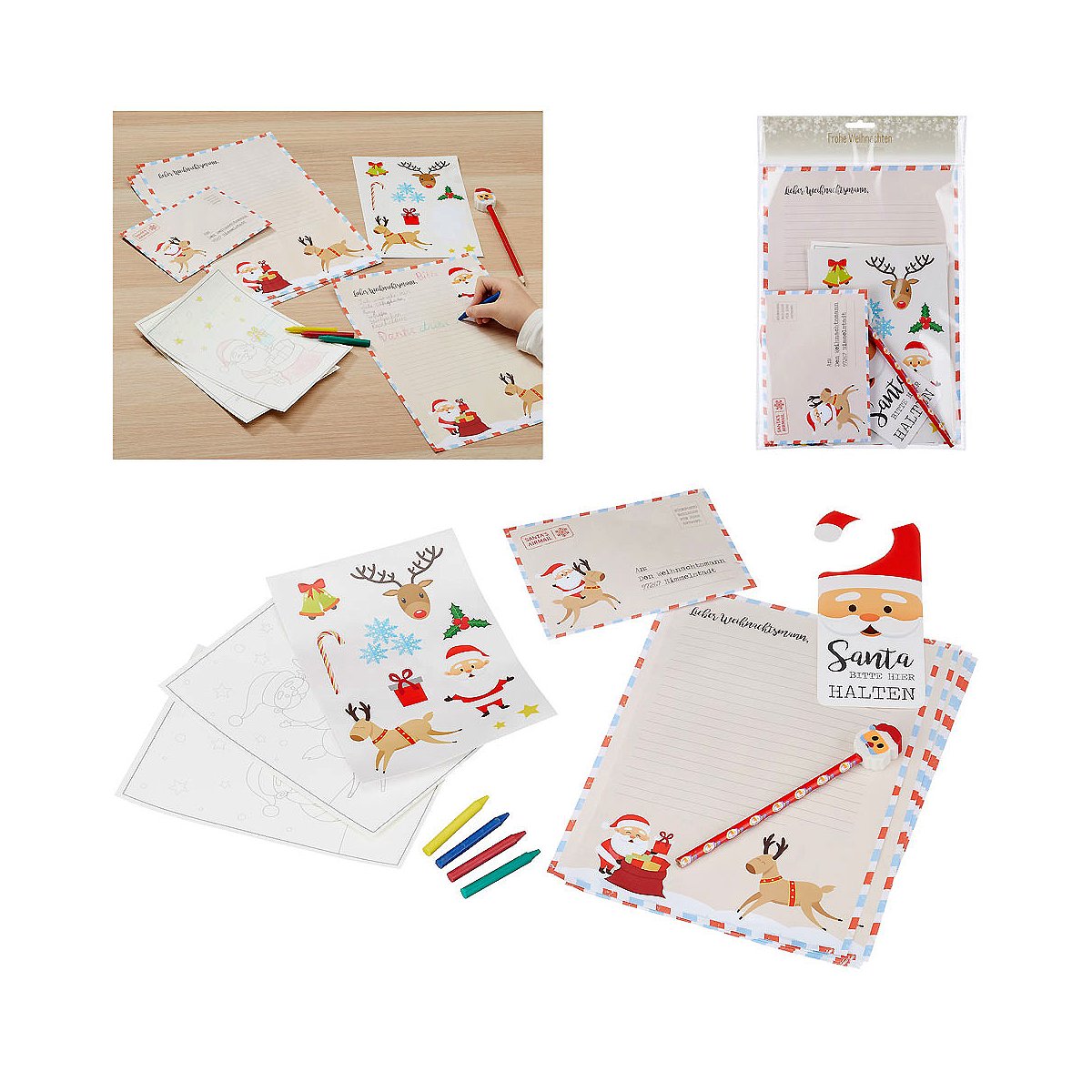 Briefset Weihnachten Brief An Den Weihnachtsmann Briefpapier Weihn 2 95