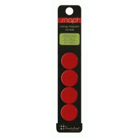 Snap Color Cap - 4er Packung Magnete - rot