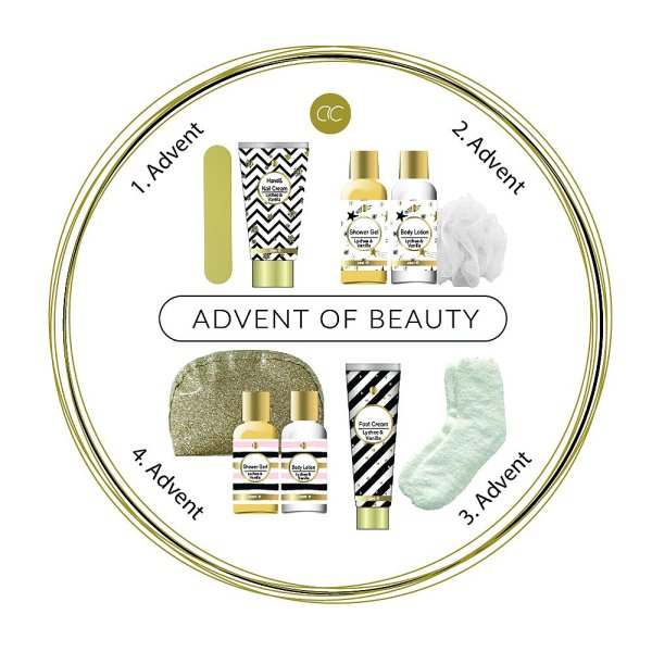 Adventskalender Wellness Geschenkset Advent of Beauty - Adventsbox, Adventsgeschenke