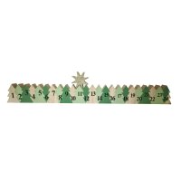 Holz Adventskalender Tagesanzeiger Winterwald mit...