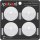 Spot on Magnethaken - 4er Set, klein, weiss