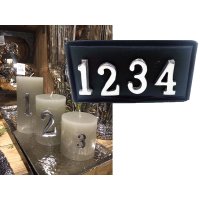 Kerzenstecker für Adventskerzen, 4er Set Kerzenzahlen...