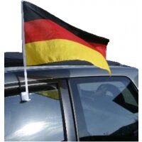 Deutschland Auto Flagge - Fan Utensilien, Fanartikel, Autofahne, Welt, 0,95  €