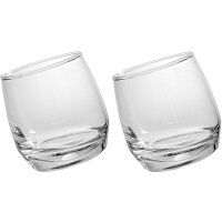 Wackelglas Cuba (2er Set) - Whisky Glas, Likörglas