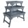 Betttablett (3er Set) als Betttisch, klappbares Tablett, Deko Tablett - Landhaus / Shabby Look