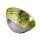 Schwimmschale rund silber/grün D:11cm - Schwimmkerzen, Tischdeko, Teelichthalter