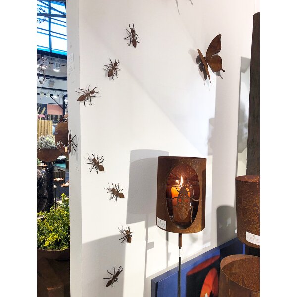 Itsisa Rostfigur Schmetterling – 3er Set, Metall-Deko Für Garten, Ca. 10–16 Cm Breit