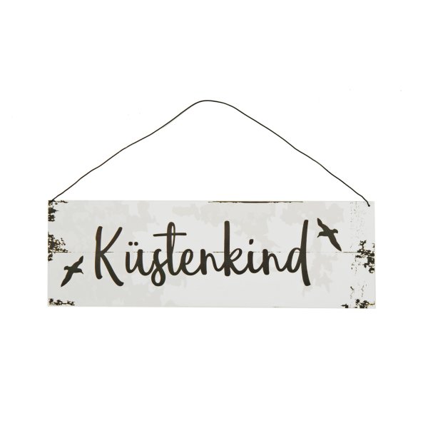 Deko Schild maritim, Küstenkind - Holzschild, Maritime Deko