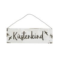 Deko Schild maritim, Küstenkind - Holzschild,...
