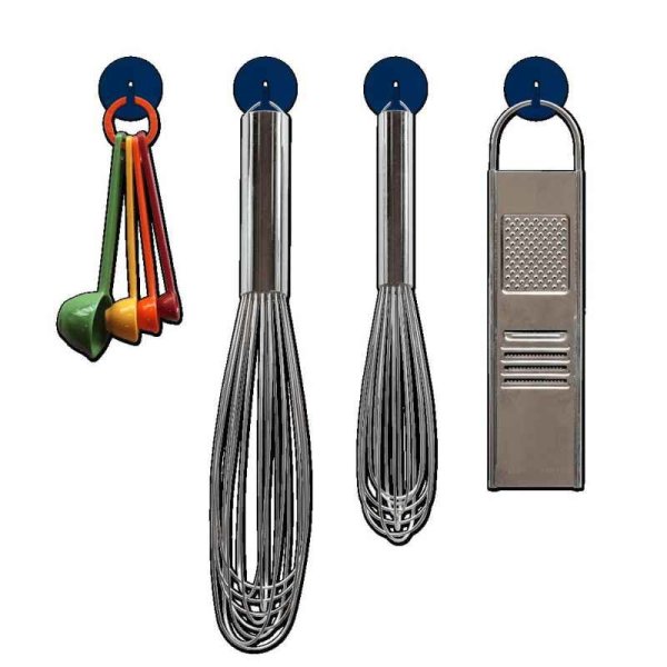 Spot on Magnethaken - 4er Set, klein, kiwi grn - Praktische Haken Magnete