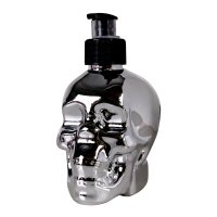 Seifenspender Totenkopf silber 300 ml - Flüssigseife...