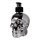 Seifenspender Totenkopf silber 300 ml - Flüssigseife im Pumpspender, Handseife Skull, Männergeschenk Seife