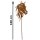 Gartenstecker Pferdekopf im Rost Design, Pferd mit Stab - Rostfigur für den Garten, Geschenk für Reiter
