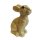 Hasen Figur gold mit Glitzer H: 19 cm - Frühlingsdeko, Osterdeko, Osterhase, Deko Hase