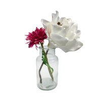 Vase "Braxton", kleine Glasvase  - Glasflasche,...