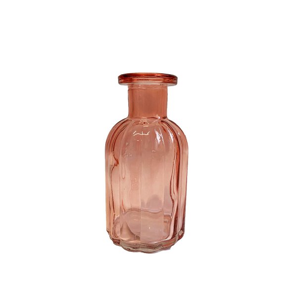 Kleine Vase Norinne XS rot, Kleine Glasvase  - Glasflasche, Tischdekoration, Glasvasen, Landhaus