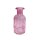 Kleine Vase "Norinne" XS rosa, Kleine Glasvase  - Glasflasche, Tischdekoration, Glasvasen, Landhaus