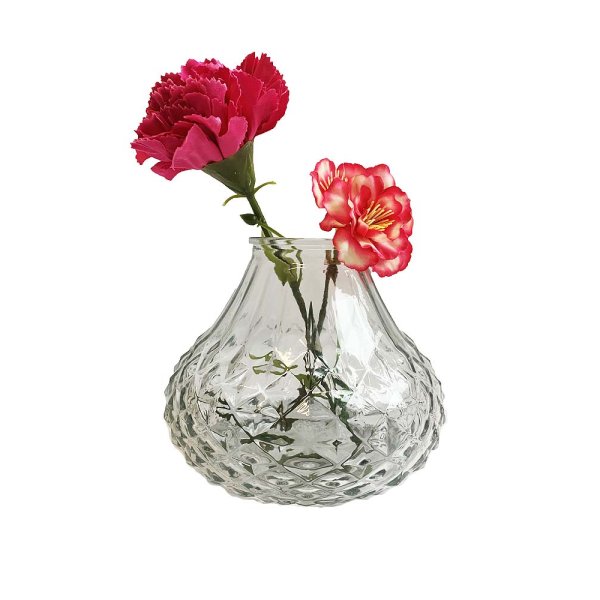 Glasvase Salsa, kleine Vase, H: 11,5 cm - kleine Vase zur Tischdekoration uvm.