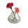 Glasvase "Salsa", kleine Vase, H:11,5 cm - Vasen zur Tischdekoration, Deko Geburtstag, Hochzeit