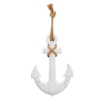 Deko Holz Anker H: 22 cm zum Hängen - Maritime Deko,...