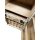 Bar Koffer Schrankkoffer im Vintage Look, Stoff - Kofferschrank, Barschrank, Barkoffe