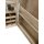 Bar Koffer Schrankkoffer im Vintage Look, Stoff - Kofferschrank, Barschrank, Barkoffe
