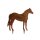 Gartenstecker Pferd im Rost Design - Rostfigur für den Garten, Geschenk für Reiter
